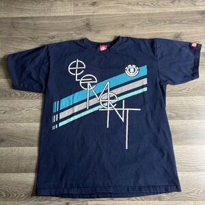 VTG Element Skate T Shirt Mens Large Y2K Skateboarding Streetwear Made in USA
